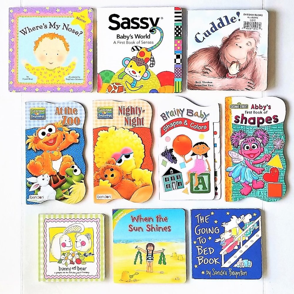Baby Board Books Mixed Lot of 10 Pre-Owned - Picture 1 of 2